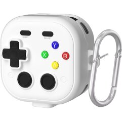 Защитный чехол Deexe Game Design для Samsung Galaxy Buds 4 / Buds 4 Pro - White