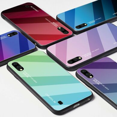 Защитный чехол Deexe Gradient Color для Samsung Galaxy M10 (M105) - Dark Blue / Rose