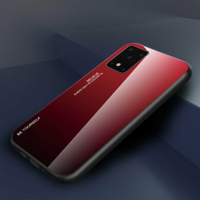 Захисний чохол Deexe Gradient Color для Samsung Galaxy S20 (G980) - Red