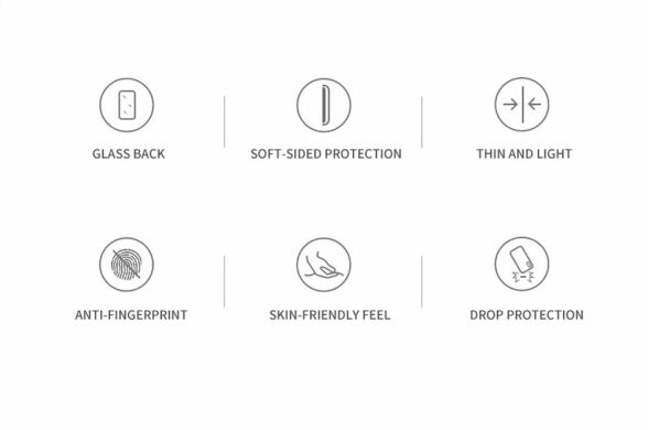 Защитный чехол Deexe Gradient Pattern для Samsung Galaxy A51 (А515) - White
