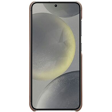 Захисний чохол Deexe Leather Back Cover для Samsung Galaxy S25 (S931) - Brown