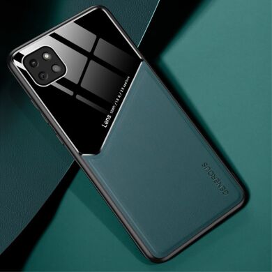 Захисний чохол Deexe Magnetic Leather Cover для Samsung Galaxy A22 5G (A226) - Green