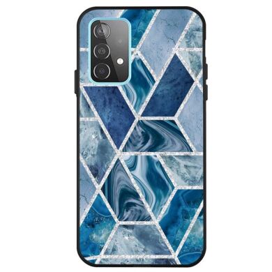 Защитный чехол Deexe Marble Series для Samsung Galaxy A72 (А725) - Blue