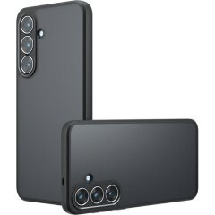 Захисний чохол Deexe Matte Skin для Samsung Galaxy S26 FE - Transparent Black