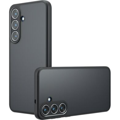 Захисний чохол Deexe Matte Skin для Samsung Galaxy S26 FE - Transparent Black