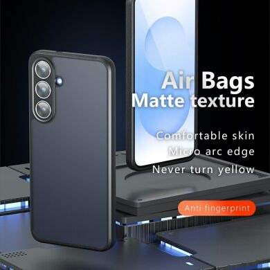 Захисний чохол Deexe Matte Skin для Samsung Galaxy S26 FE - Transparent Black