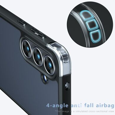 Захисний чохол Deexe Matte Skin для Samsung Galaxy S26 FE - Transparent Black