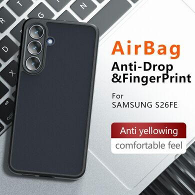 Захисний чохол Deexe Matte Skin для Samsung Galaxy S26 FE - Transparent Black
