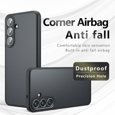Захисний чохол Deexe Matte Skin для Samsung Galaxy S26 FE - Transparent Black