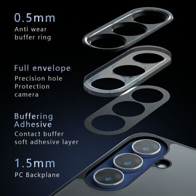 Захисний чохол Deexe Matte Skin для Samsung Galaxy S26 FE - Transparent Black