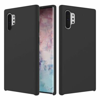 Захисний чохол Deexe Silicone Case для Samsung Galaxy Note 10+ (N975) - Black
