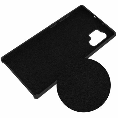 Защитный чехол Deexe Silicone Case для Samsung Galaxy Note 10+ (N975) - Black