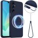 Захисний чохол Deexe Silicone Case with MagSafe для Samsung Galaxy A17 (A175) - Dark Blue