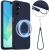Захисний чохол Deexe Silicone Case with MagSafe для Samsung Galaxy A17 (A175) - Dark Blue
