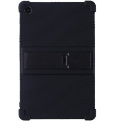 Захисний чохол Deexe Silicone Kickstand для Samsung Galaxy Tab A9 Plus (X210/216) - Black