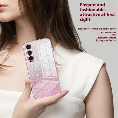 Защитный чехол Deexe Sparkles Cover для Samsung Galaxy A27 (A276) - Pink