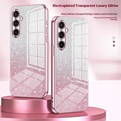 Защитный чехол Deexe Sparkles Cover для Samsung Galaxy A27 (A276) - Pink