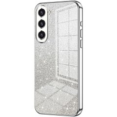 Захисний чохол Deexe Sparkles Cover для Samsung Galaxy S23 Plus (S916) - Silver