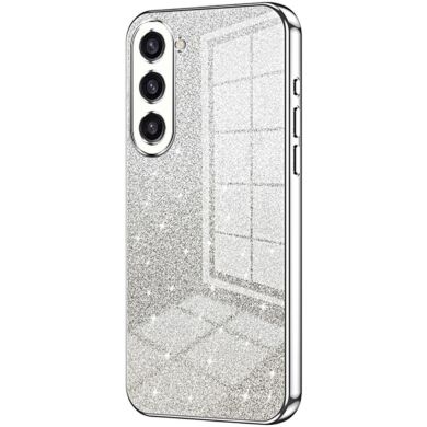 Защитный чехол Deexe Sparkles Cover для Samsung Galaxy S23 Plus (S916) - Silver