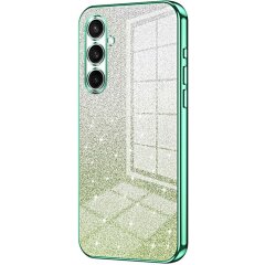 Захисний чохол Deexe Sparkles Cover для Samsung Galaxy S26 Plus - Green