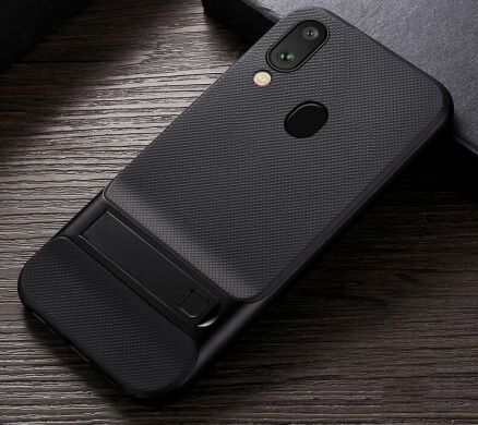 Захисний чохол ELEGANCE Grid Pattern для Samsung Galaxy A30 (A305) / A20 (A205) - Black