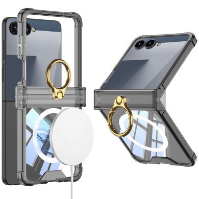 Защитный чехол GKK AirBag Mag with Ring для Samsung Galaxy Flip 7 - Black