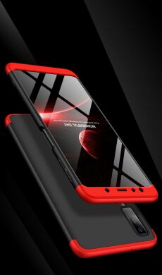 Захисний чохол GKK Double Dip Case для Samsung Galaxy A7 2018 (A750) - Black / Red