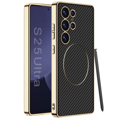 Захисний чохол GKK Electro Armor для Samsung Galaxy S25 Ultra (S938) - Carbon Fiber