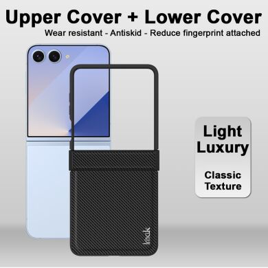 Захисний чохол IMAK Carbon Case (FF) для Samsung Galaxy Flip 7 - Black