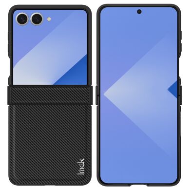 Захисний чохол IMAK Carbon Case (FF) для Samsung Galaxy Flip 7 - Black