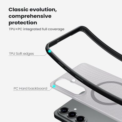 Захисний чохол NILLKIN Super Frosted Shield Pro Magnetic для Samsung Galaxy S26 Plus - Black