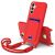 Защитный чехол Reframe Silicone Holder для Samsung Galaxy S24 FE (S721) - Red