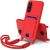 Защитный чехол Reframe Silicone Holder для Samsung Galaxy S25 FE (S731) - Red