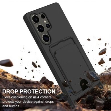 Защитный чехол Reframe Silicone Holder для Samsung Galaxy S25 Ultra (S938) - Black