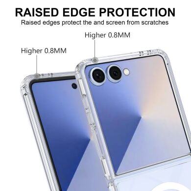 Защитный чехол UniCase AirBag MagSafe для Samsung Galaxy Flip 8 - Clear