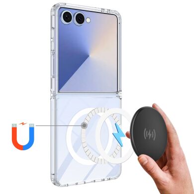 Защитный чехол UniCase AirBag MagSafe для Samsung Galaxy Flip 8 - Clear