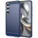 Защитный чехол UniCase Carbon для Samsung Galaxy S25 FE (S731) - Blue. Фото 1 из 13