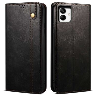 Защитный чехол UniCase Leather Wallet для Samsung Galaxy A04 (A045) - Black