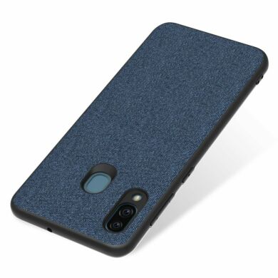 Защитный чехол UniCase Texture Style для Samsung Galaxy A30 (A305) - Dark Blue