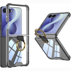 Защитный кейс GKK Aero Pulse для Samsung Galaxy Flip 8 - Transparent Black