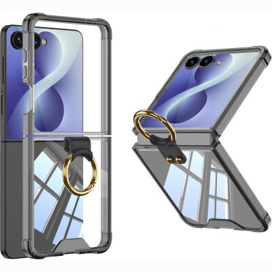 Защитный кейс GKK Aero Pulse для Samsung Galaxy Flip 8 - Transparent Black