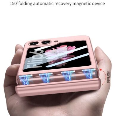 Защитный чехол GKK Magnetic Fold для Samsung Galaxy Flip 6 - Pink