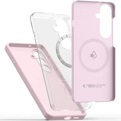 Захисний чохол Tech-Protect Silicone MagSafe для Samsung Galaxy S26 (S942) - Pink Pearl
