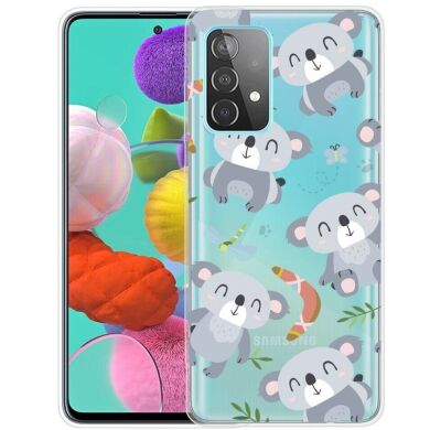 Силиконовый (TPU) чехол Deexe Pretty Glossy для Samsung Galaxy A13 (А135) - Koalas