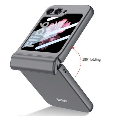 Защитный чехол GKK Magnetic Fold для Samsung Galaxy Flip 6 - Titanium Grey