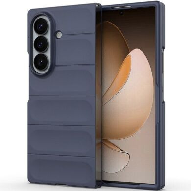 Силиконовый (TPU) чехол Deexe Terra Case (FF) для Samsung Galaxy Fold 8 Ultra - Dark Blue