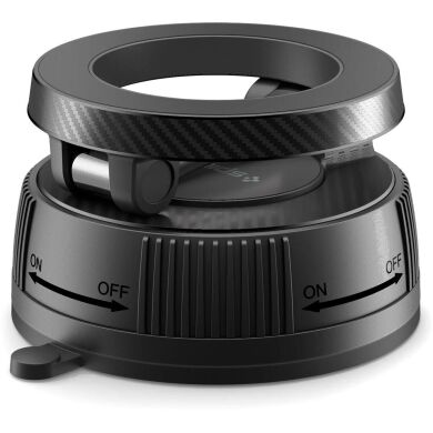 Автомобільний тримач Spigen Magnetic Car Mount MFT36 (ACP11172) - Black