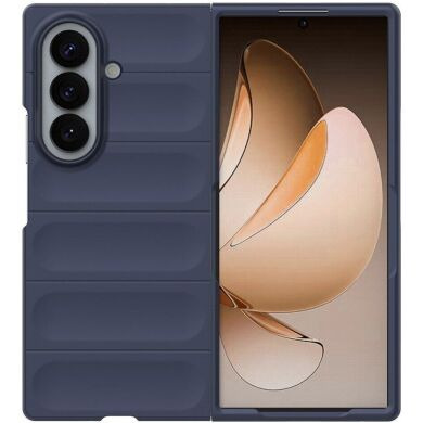 Силиконовый (TPU) чехол Deexe Terra Case (FF) для Samsung Galaxy Fold 8 Ultra - Dark Blue