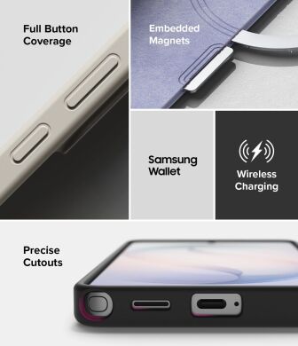 Защитный чехол Ringke Silicone Magnetic для Samsung Galaxy S26 Ultra (S948) 8800328814691 - Black
