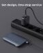 Зовнішній акумулятор Voltme V-Power Combo Kit 22.5W (10000mAh) + кабель Type-C - Deep Blue